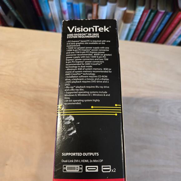 VisionTek R9 280X graphics card FOR PARTS READ - Picture 6 of 7